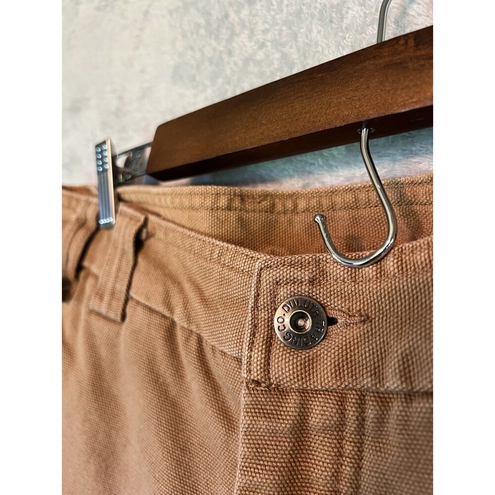 Duluth Trading Co. Mens Brown Fire Hose Fleece-Lined Relaxed Fit Pants Workwear - Picture 5 of 8